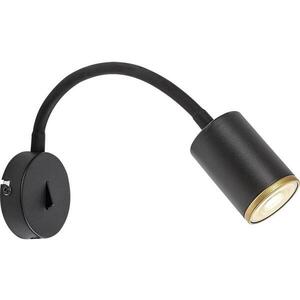 Rabalux 73111 - NOLIE fali spotlámpa 1xGU10/15W/230V, fekete 73111 kép
