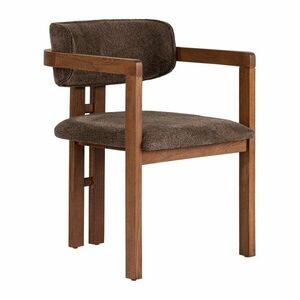 Barna karfás étkezőfotel Toscana – Kalune Design kép