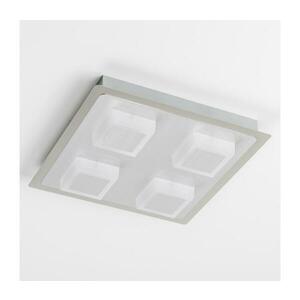 LED mennyezeti lámpatest 4xLED/5W/230V 3000K 28x28 cm matt króm 9A21943 kép