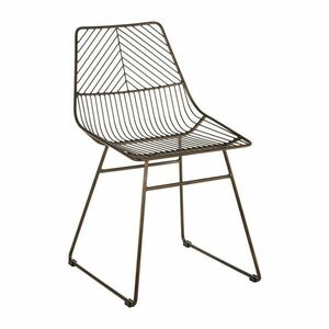 Bronzszínű fém étkezőszék District – Premier Housewares kép