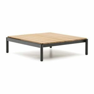 Teakfa kerti dohányzóasztal 89x91 cm Sorells – Kave Home kép