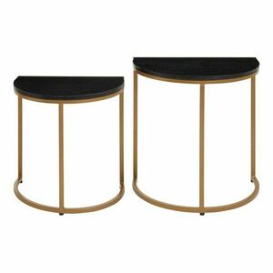 Tárolóasztal szett 2 db-os márvány asztallappal 28x45 cm Varana – Premier Housewares kép