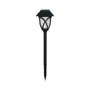 LED napelemes lámpa LAWN, 1, 2 V, 100 mAh, 3000 K, 44 cm, IP44, fekete EKO2500 kép