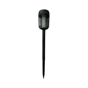 LED napelemes lámpa FLAME LED/1, 2V 100 mAh 1800K 37 cm IP44 fekete EKO2501 kép