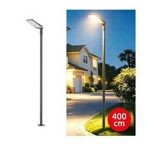 Brilagi-LED kültéri lámpa oszloppal és csuklóval, 4 m URBANLIGHT LED/200W/230V antracit IP65 BG4772+BG3822 kép