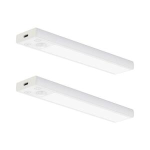 SZETT 2x LED újratölthető bútorvilágítás érzékelővel VIRO LED/1W/800 mAh 20 cm CCT fehér EKB2576 kép