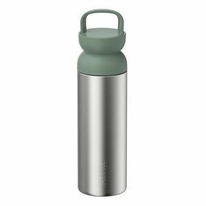 Ezüstszínű-zsályaszínű rozsdamentes acél termopalack 500 ml Ellipse – Mepal kép