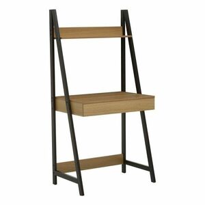 Íróasztal tölgyfa dekorral 48x74 cm Bradbury – Premier Housewares kép