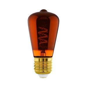 LED dimmelhető izzó VINTAGE ST48 E27/4W/230V 2000K piros - Eglo 110199 110199 kép