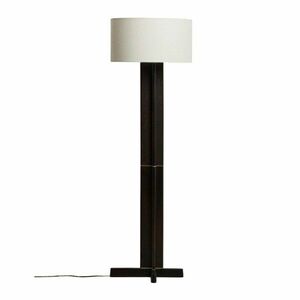 Fehér-sötétbarna állólámpa textil búrával (magasság 150, 5 cm) Niani – Kave Home kép