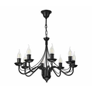 ANTON láncos csillár 8xE14/60W/230V fekete LM-8.294/CZARNY kép
