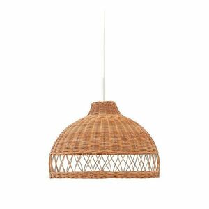 Natúr színű rattan lámpabúra ø 40 cm Loura – Kave Home kép