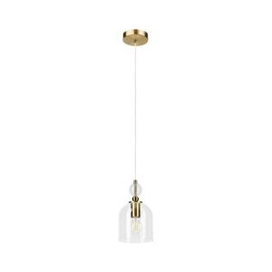 Kábeles csillár VELARE 1xE27/15W/230V arany/átlátszó LM-1.305/ZŁOTY kép