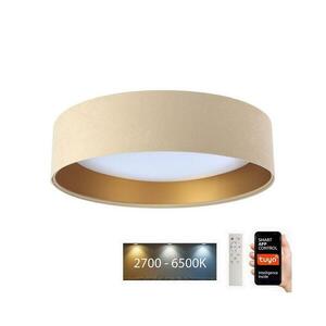 LED Mennyezeti lámpa SMART GALAXY LED/24W/230V Wi-Fi Tuya bézs/arany + távirányító kép