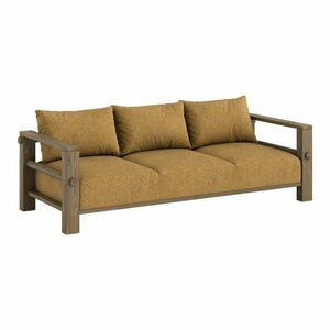 Okkersárga kanapé 225 cm Bare – Karup kép