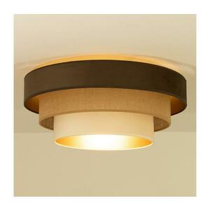 Mennyezeti lámpa WENTA 1xE27/60W/230V Ø 50 cm barna/juta/bézs H0786 kép