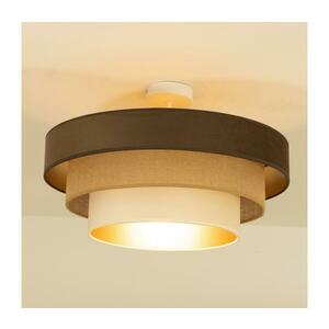 Felületre szerelhető WENTA csillár 1xE27/60W/230V Ø 50 cm, barna/juta/bézs H0787 kép