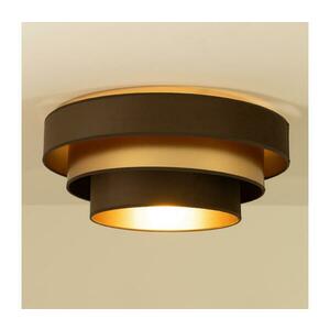 WENTA mennyezeti lámpa 1xE27/60W/230V Ø 50 cm barna/arany H0812 kép
