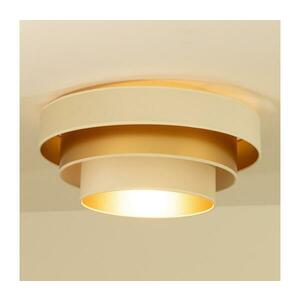 Mennyezeti lámpa WENTA 1xE27/60W/230V, átm. 50 cm, bézs/arany H0722 kép