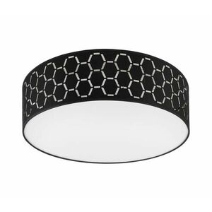 Mennyezeti lámpatest ULLE 2xE27/15W/230V átm. 45 cm fekete LM-2.325/CZARNY/ZŁOTY kép
