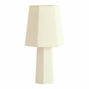 Krémszínű asztali lámpa textil búrával (magasság 50 cm) Musabo – Light & Living kép