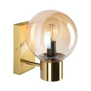 Fali lámpa SFERIO 1xE14/5W/230V sárgaréz/füstös bézs KM-1.298/PATYNA/AMBER kép