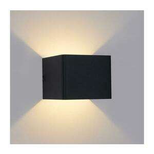 Brilagi - LED kültéri fali lámpatest DONNANI LED/5W/230V 10 cm fekete IP44 BRI755 kép