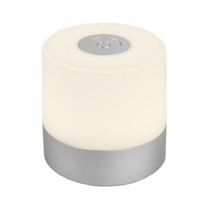 Briloner - tölthető, érintővezérlésű, fényerőszabályozható kültéri LED asztali lámpa LED/2W/5V 2700K IP44 matt króm 7461-014 kép