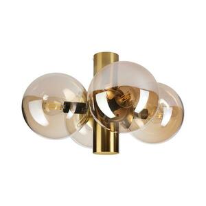 SFERIO mennyezeti lámpatest 4xE14/5W/230V sárgaréz/füstbézs LM-4.298/PATYNA/AMBER kép
