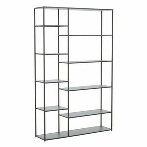 Szürke acél polcos állvány 120x188x30 cm Acero – Premier Housewares kép