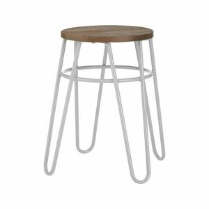 Szürke-natúr színű szilfa ülőke District – Premier Housewares kép