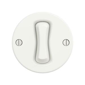 Reblig - Retro keresztkapcsoló keret nélkül, 7-es, hófehér W/V1/7 kép