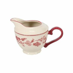 Borvörös-elefántcsont színű porcelán tejkiöntő 180 ml Cyril – S|P Collection kép