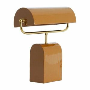 Narancssárga fém asztali lámpa (magasság 38 cm) Cardona – Light & Living kép