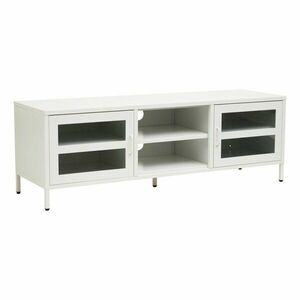 Fehér acél TV-állvány 150x50x45 cm Acier – Premier Housewares kép
