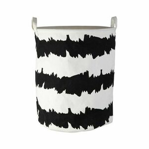 Fekete-fehér textil szennyeskosár Harga – Premier Housewares kép