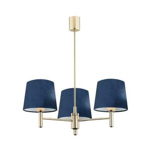 Brilagi - Rúdra szerelt csillár MONTE 3xE27/15W/230V kék/arany 8590828053415 kép