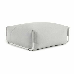 Szürke kerti puff Square – Kave Home kép