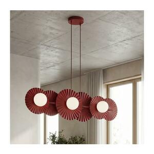 EMIBIG Kábeles csillár UMBRA 6xG9/8W/230V piros 1729/6 kép