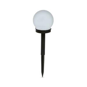LED napelemes lámpa LED/1, 2V 40mAh IP44 fekete 11711 kép