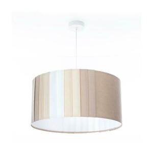 Zsinóros csillár STRIPES 1xE27/60W/230V átm. 60 cm, bézs 010-MKL-001-60 kép
