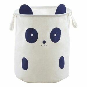 Fehér textil játéktároló kosár ø 38x48 cm Mimo Panda Face – Premier Housewares kép