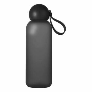 Fekete újrahasznosított műanyag utazó ivópalack 650 ml Tom – Sagaform kép
