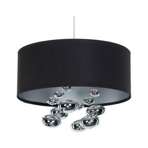 BUBBLE kábeles függeszték 1xE27/60W/230V átm. 50 cm fekete 01B-002-60 kép