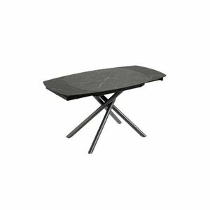 Bővíthető étkezőasztal kerámia asztallappal hosszabbító asztallappal 100x130 cm Yodalia – Kave Home kép
