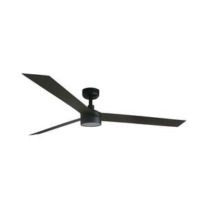 FARO Barcelona FARO 34293WT1S - LED fényerőszabályozható látor CRUISER XL 18W/230V CCT átmérő 160 cm fekete WT + távirányító 34293WT1S-D kép