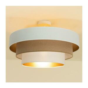 Felületre szerelt WENTA csillár 1xE27/60W/230V, átm. 50 cm, bézs/juta H0053 kép