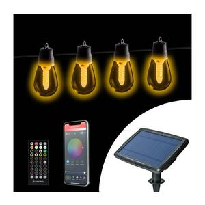 Dimmelhető LED napelemes fényfüzér 25xLED/1, 5W/3, 7/5V 2200 mAh 15 m IP65 fekete + távirányító 11744 kép