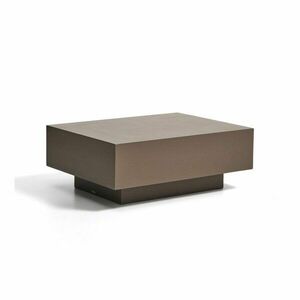 Beton kerti dohányzóasztal 60x80 cm Rustella – Kave Home kép
