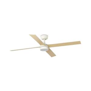 FARO Barcelona FARO 34355WT1S - Dimmelhető LED látor RUDDER L 18W/230V CCT (állítható színhőmérséklet), átmérő 132 cm, bézs/fehér, WT + távirányító 34355WT1S-D kép